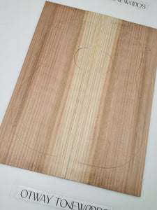 ADTRW021 Guitar Dreadnaught Top Long Rotation Plantation Californian Redwood Spalted