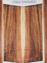 Load image into Gallery viewer, ADC4A14004 Guitar Dreadnaught Back and Side Set AAAA Otway Blackwood
