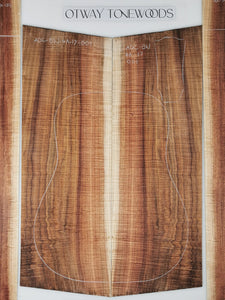 ADC4A17001 Guitar Dreadnaught Back and Side Set AAAA Otway Blackwood