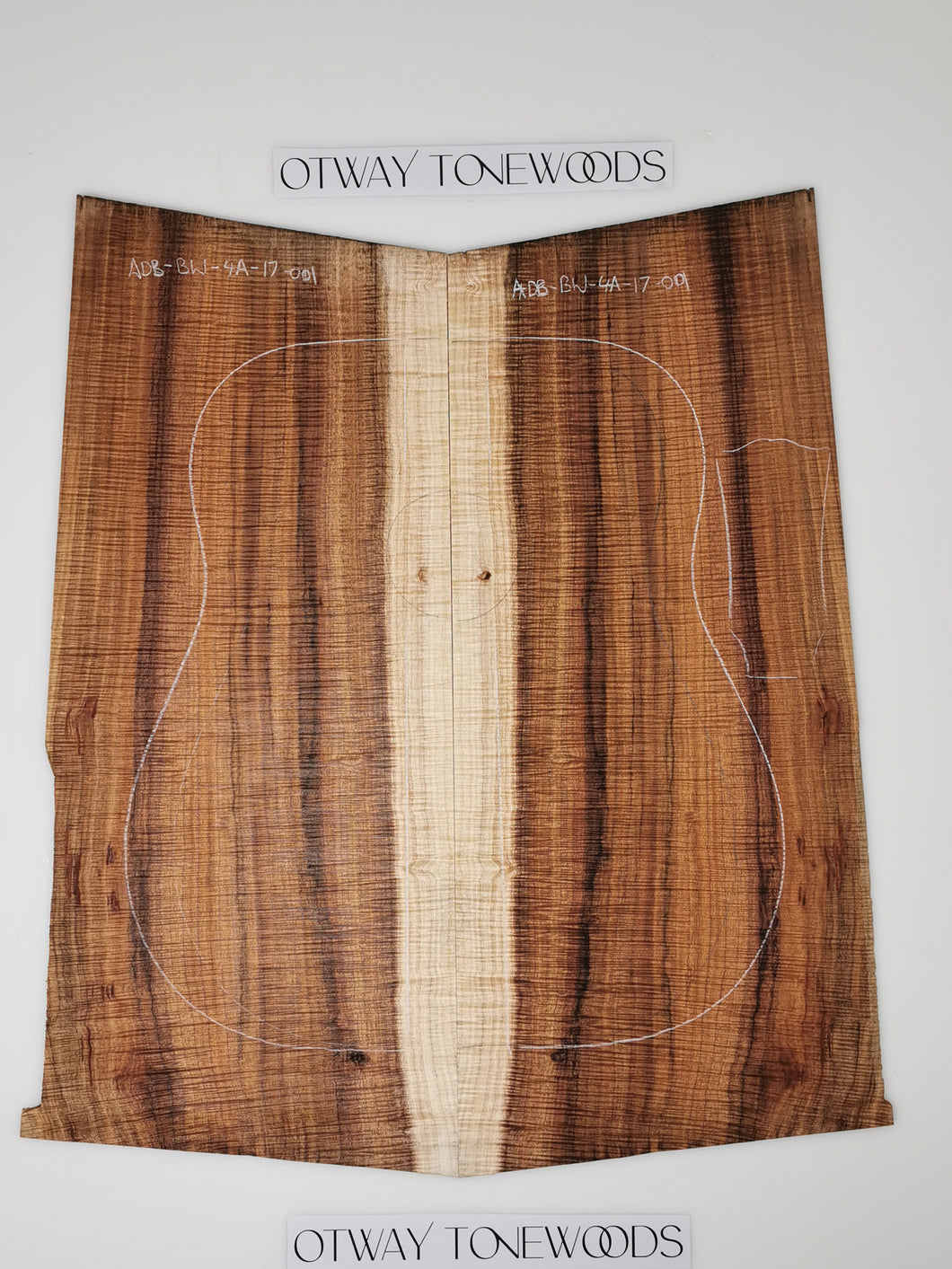 Otway Tonewoods Guitar Set Mastergrade AAAA Blackwood