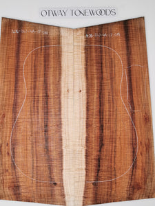 ADB4A17001 Guitar Dreadnaught Back or Top AAAA Otway Blackwood