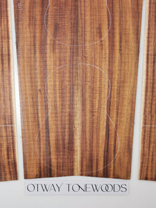 UTC2A17002 Ukulele Tenor Top Back and Side Set AA Otway Blackwood