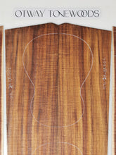 Load image into Gallery viewer, UTC2A17002 Ukulele Tenor Top Back and Side Set AA Otway Blackwood

