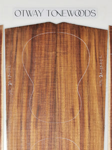 UTC2A17002 Ukulele Tenor Top Back and Side Set AA Otway Blackwood