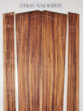 Load image into Gallery viewer, UTC2A17002 Ukulele Tenor Top Back and Side Set AA Otway Blackwood

