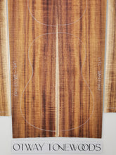 Load image into Gallery viewer, UTC2A17007 Ukulele Tenor Top Back and Side Set AA Otway Blackwood
