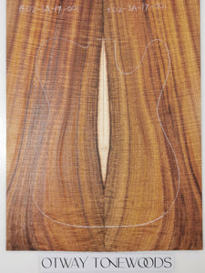 ED23A17001 Electric Guitar Drop Top AAA Otway Blackwood