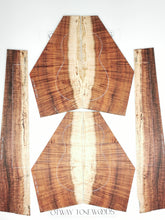 Load image into Gallery viewer, UTC4A70001 Ukulele Tenor Top Back and Side Set AAAA Otway Blackwood
