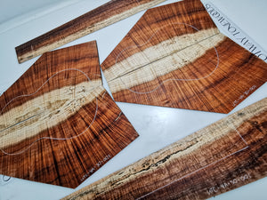 Otway Tonewoods Mastergrade AAAA Blackwood Ukulele Set Luthier Timber