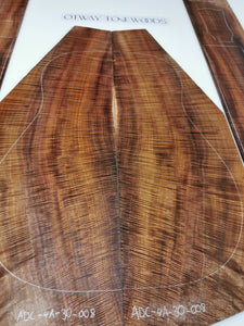 ADC4A30008 Guitar Dreadnaught Back and Side Set Mastergrade AAAA Otway Blackwood
