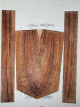 Load image into Gallery viewer, ADC4A70003 Guitar Dreadnaught Back and Side Set Mastergrade AAAA Otway Blackwood
