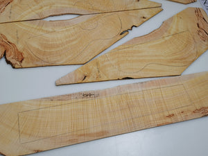 UTC4A91001 Ukulele Tenor Top Back and Side Set AAAA Otway Satinbox
